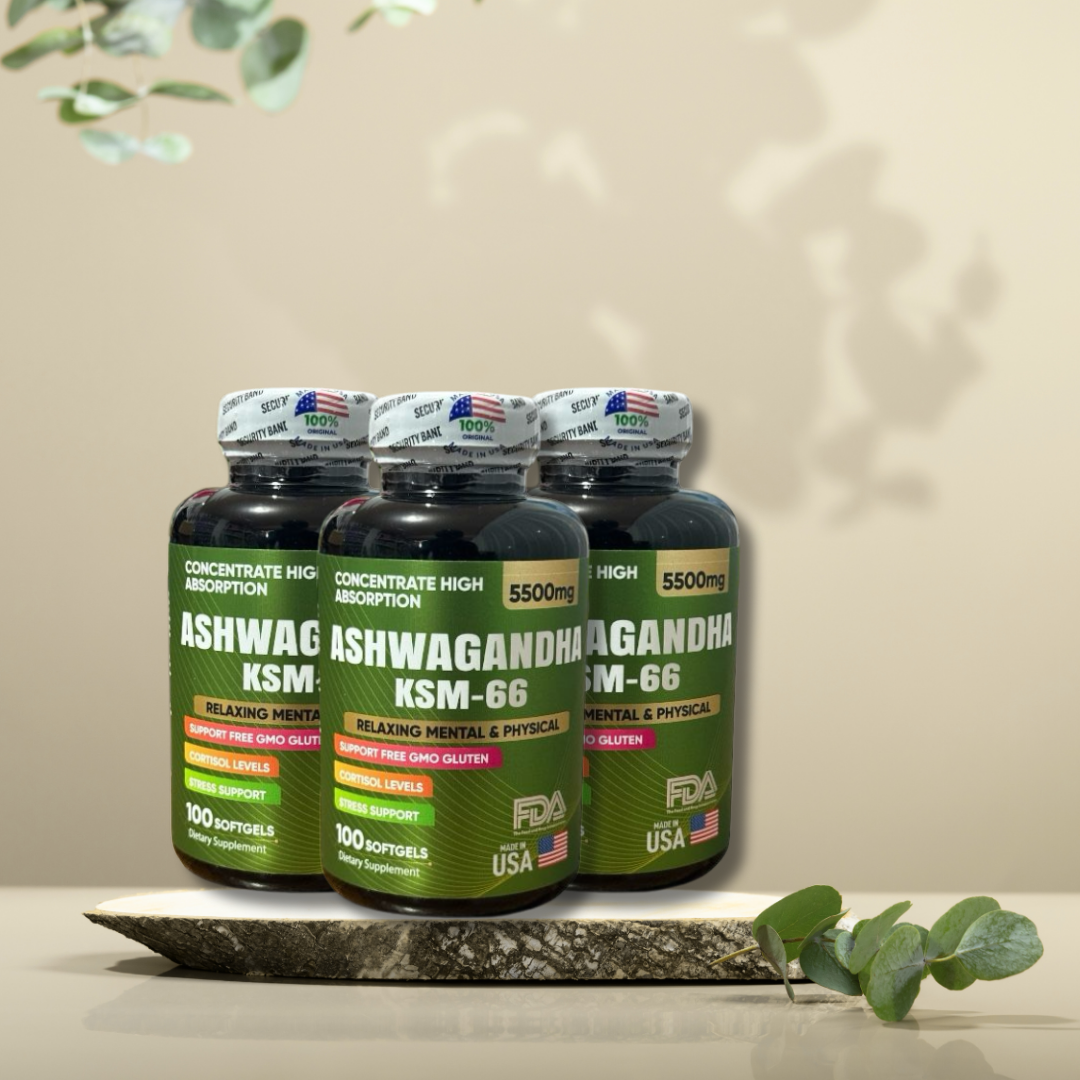 ASHWAGANDHA KSM-66 x 3