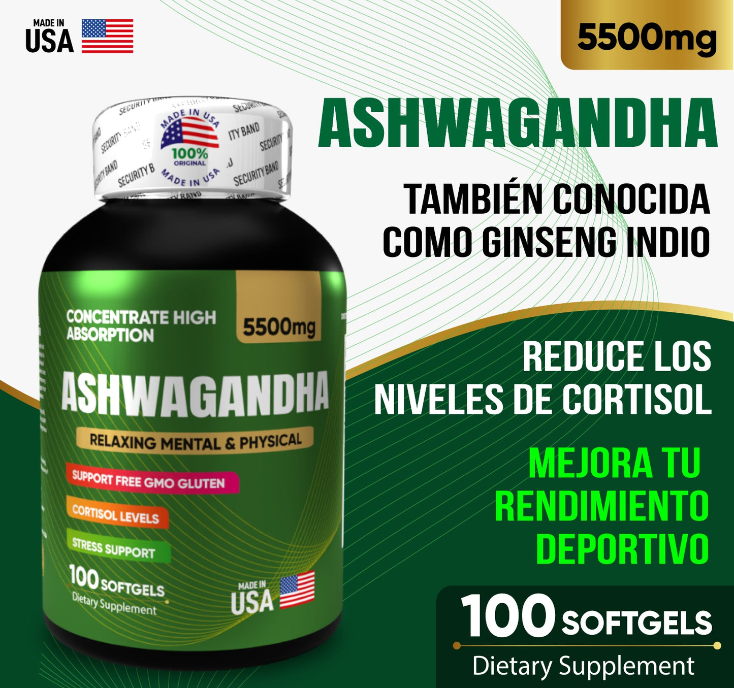 ASHWAGANDHA KSM-66 x 2