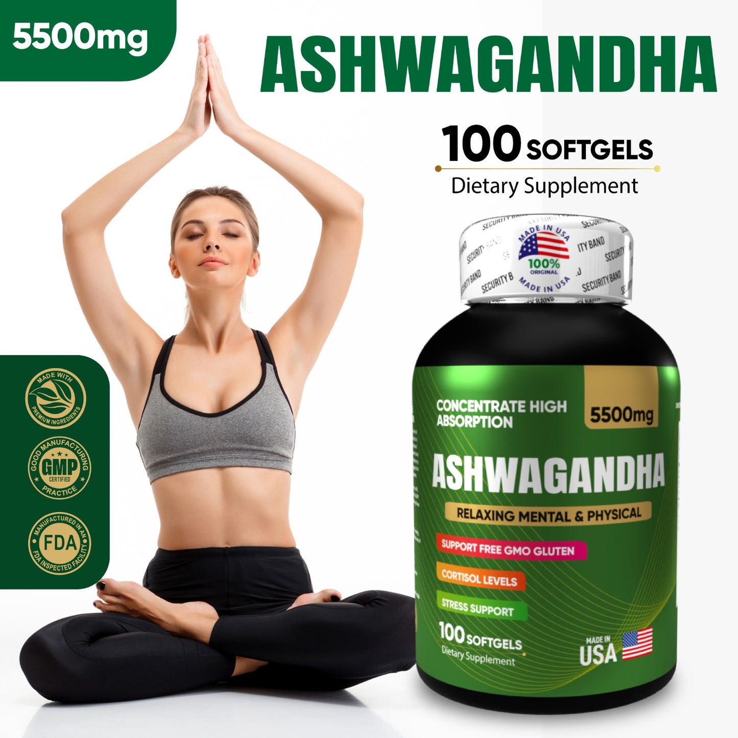ASHWAGANDHA KSM-66 x 2